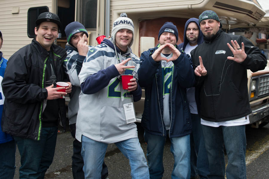 The 12th man was out in force at CenturyLink Field Sunday night,