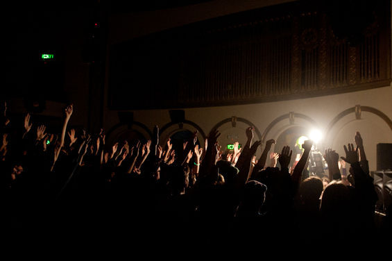 Fans out to see Dan Deacon