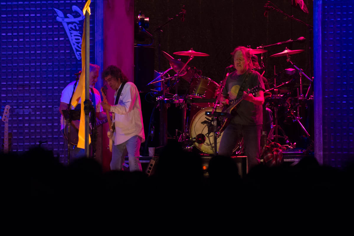 Neil Young and Crazy Horse, legends in their own time, came to