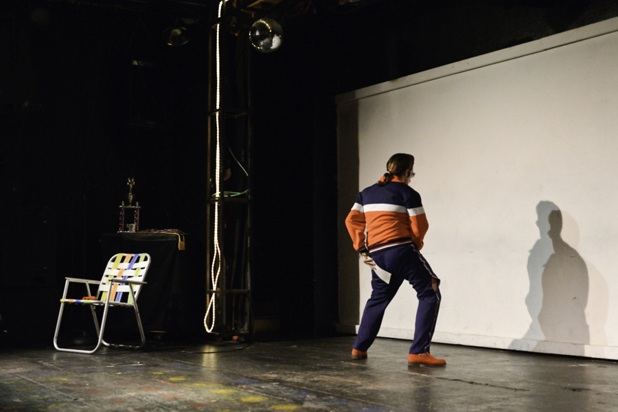 Host Ernie Von Schmaltz makes a grand entrance