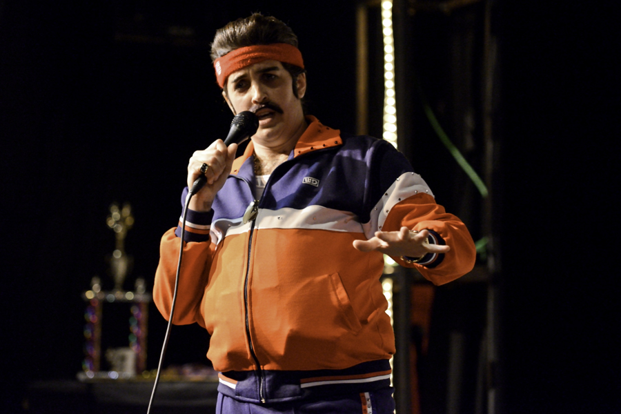 Host Ernie Von Schmaltz