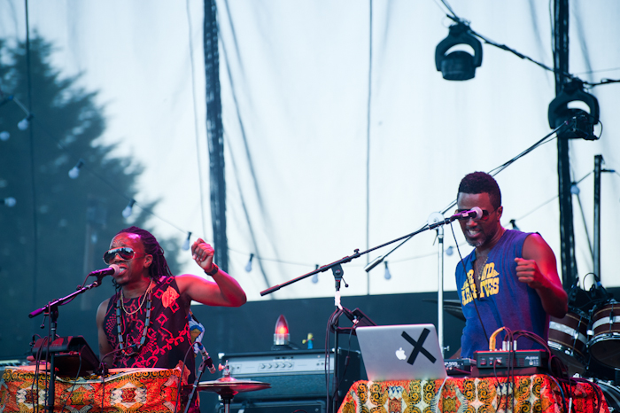 Seattle played host to indie jammers My Morning Jacket. Shabazz Palaces opened.