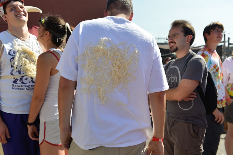 Those not afraid of seeing how catsup gets made converged at Pyramid