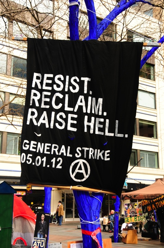 Participants in the annual May Day march for social justice started in