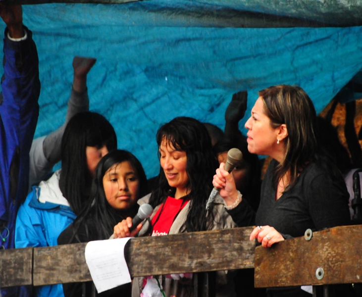 Participants in the annual May Day march for social justice started in