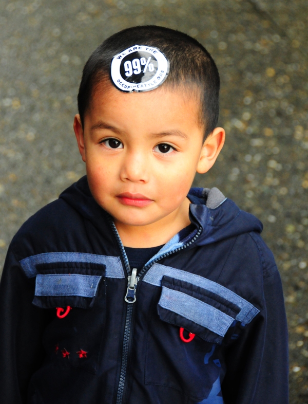 Participants in the annual May Day march for social justice started in