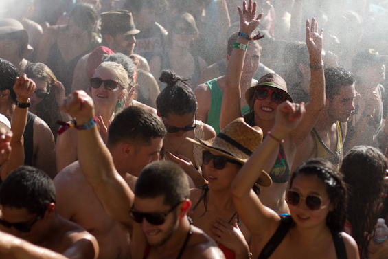 As the heat soared on Friday, there was one very smart way