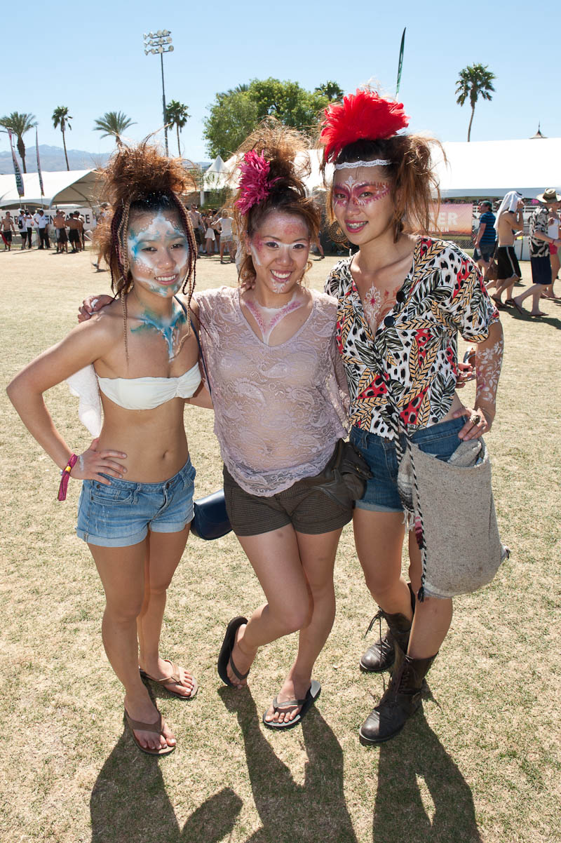 As temperatures broke triple digits at the Polo Fields, Coachella attendees had