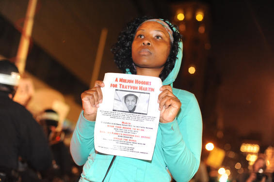 Thousand gathered in New York's Union Square on March 21 to honor Trayvon Martin.