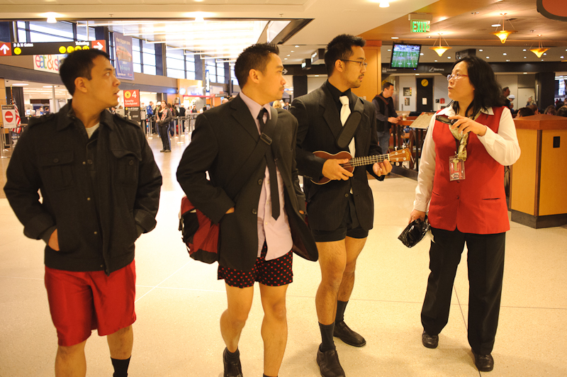No pants? No problem! On Sunday, Seattle took part in the inspiring