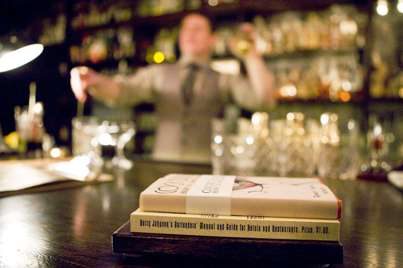 Find a drink in the cocktail books and the bartenders can make it for you.