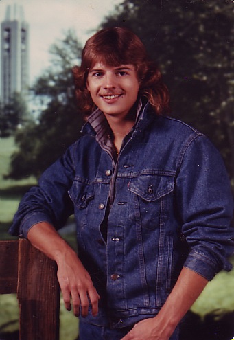 Is this an embarrassing 80's senior portrait, or a hipster hanging out in Cal Anderson Park?