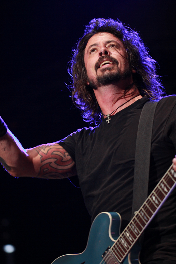 The Foo Fighters give a stellar performance at a very muddy Lollapalooza.