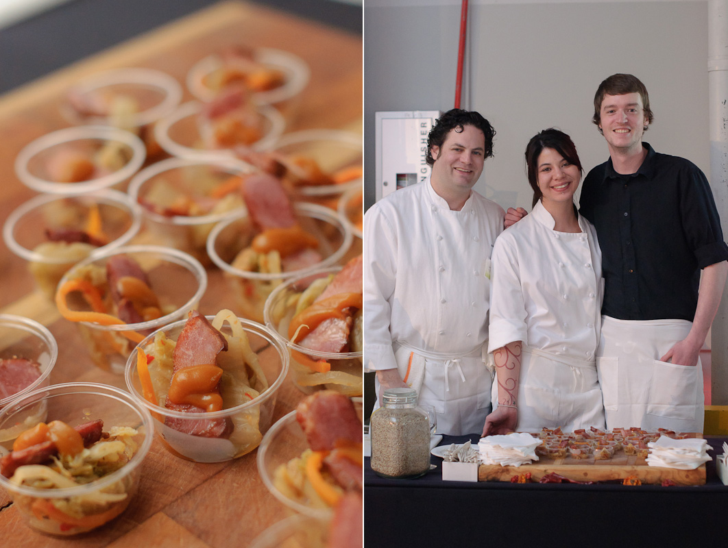 Raising money for Japan relief funds was delicious as well as honorable at the Sushi Dream Team Fundraiser.  Photo by Stephen Giang