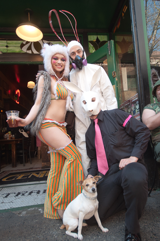 Hundreds of people turned out for Seattle's 8th annual "Bunnarchy" - Spring's