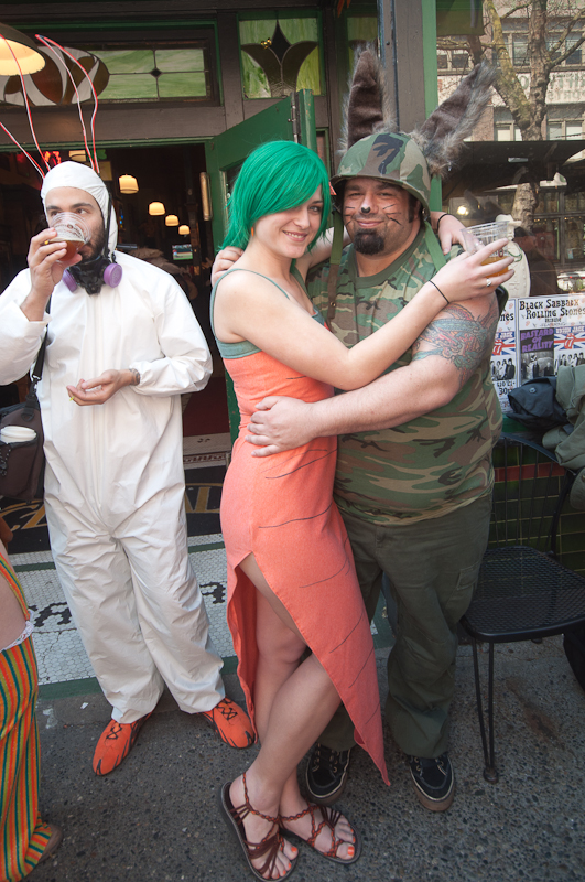 Hundreds of people turned out for Seattle's 8th annual "Bunnarchy" - Spring's