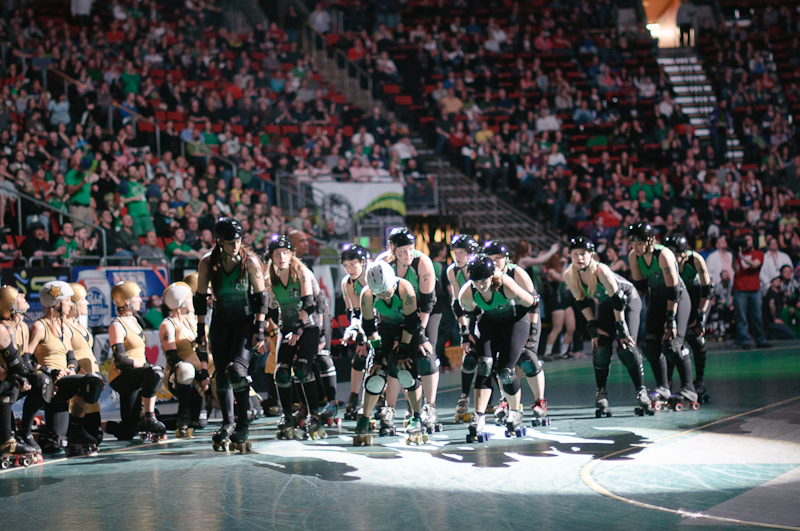 This weekend the Rat City Rollergirls hosted teams from the Bay Area