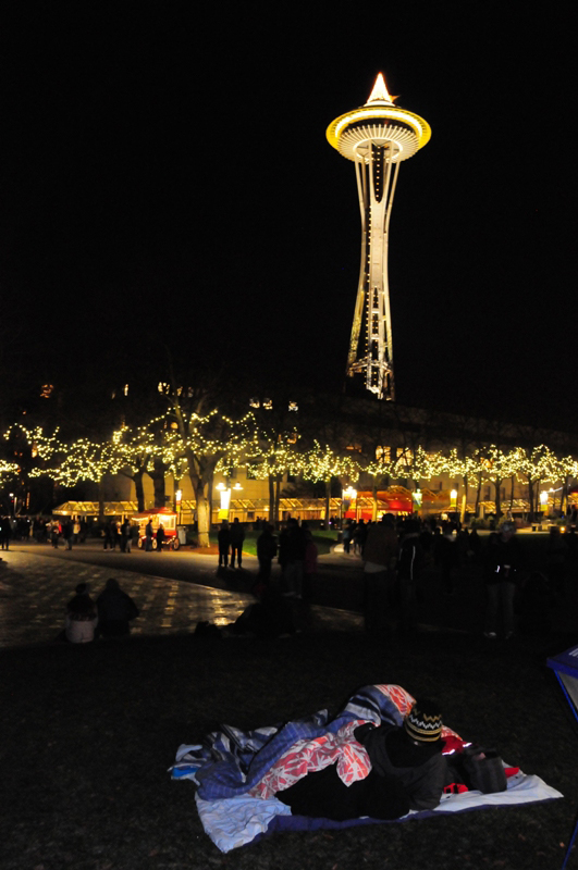 Seattle Center sees Seattle's largest New Year's gathering - where more than