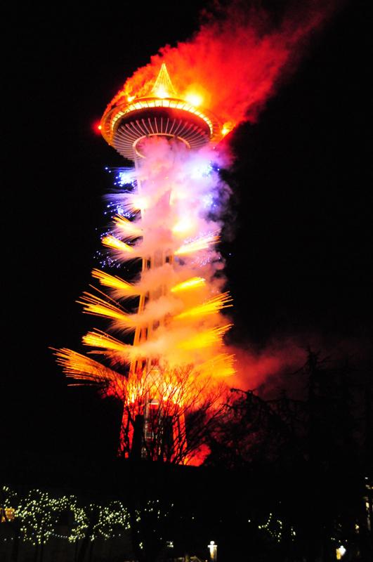 Seattle Center sees Seattle's largest New Year's gathering - where more than