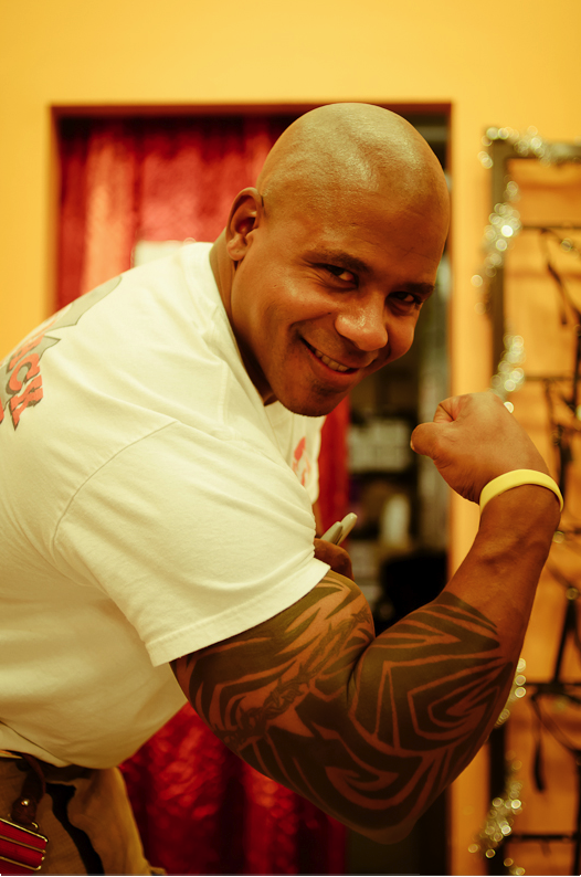 Seattle's firemen showed their holiday spirit by posing sexily and signing calendars for interested parties at Babeland during early December.