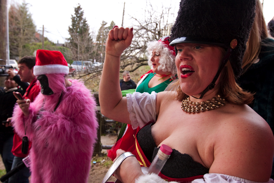 December's Santacon allowed this Mrs. Claus to show her naughty side.