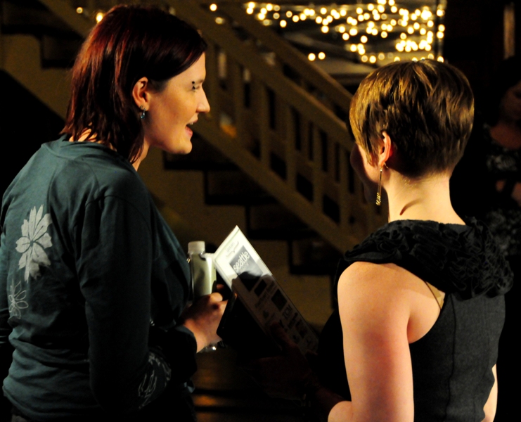 Designers Tara Smith, wearing a Revival Ink shirt, and Amanda Vernell.