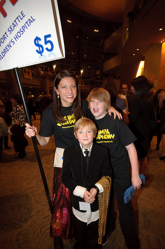 Selling tickets for a raffle - this little guy was a natural.