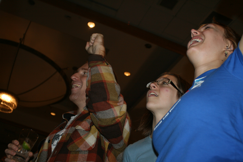 Attendees cheered when Murray took the stage to Marvin Gaye's Ain't No Mountain High Enough.