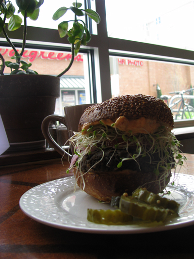 The best veggie burger in Seattle. Trust me on this one - if we had lentil porn slideshows, they would be all about this baby.