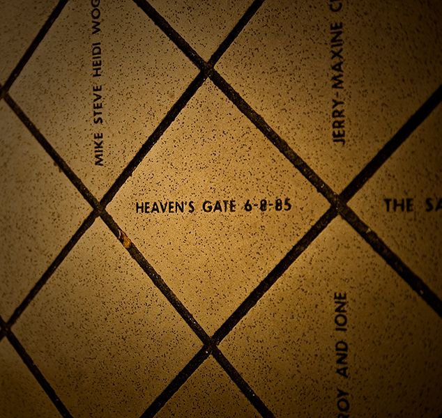 Heaven's plaque: Tiles were sold for $35 to help fund renovations of Pike Place Market. Presidents Bill Clinton and Barrack Obama and mustachioed hunk Tom Selleck all bought one. So did Heaven's Gate, a religious cult passing through Seattle in the eighties, eventually destined for a UFO in the sky.
