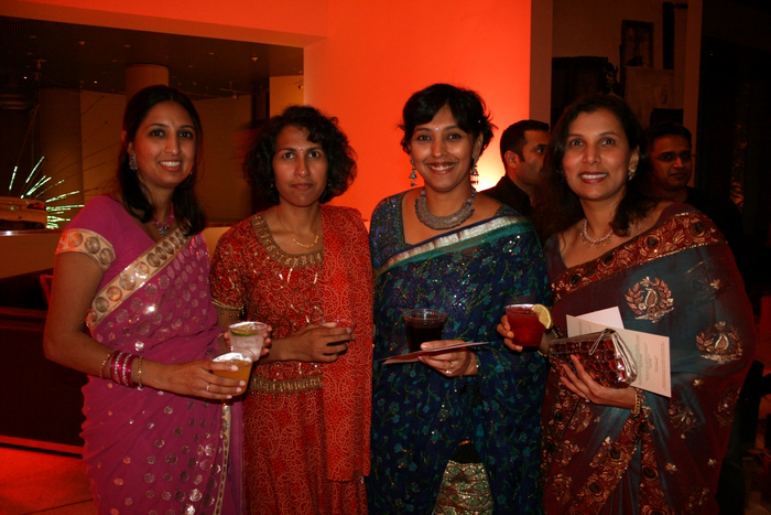 Guests were encouraged to wear bright 'Diwali' colors.