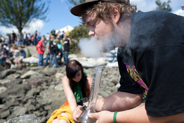 Hempfest in Seattle, Wash., on Sunday, August 22, 2010.  (Photo by Matthew Williams for The Seattle Weekly)