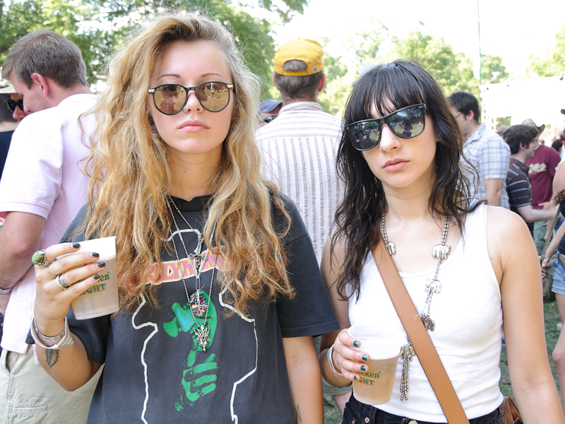 Fans at the Pitchfork Music Festival 2010 in Chicago.