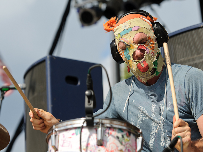 Lightning Bolt at the Pitchfork Music Festival 2010 in Chicago.