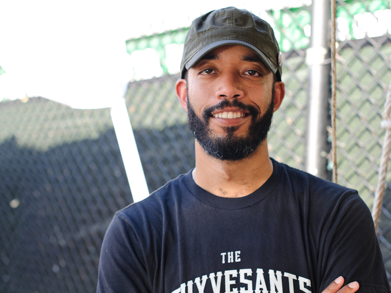 Wyatt Cenac before his set at the Pitchfork Music Festival 2010 in Chicago.