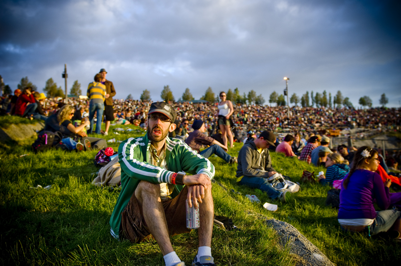 The crowd at Sasquatch Music Festival at the Gorge.