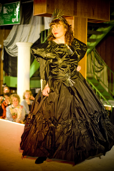 Gone with the Wind and Rain is made of ... discarded umbrellas.