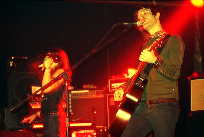 December 5, 2000 A -- A The Dandy Warhols perform at The Catwalk.