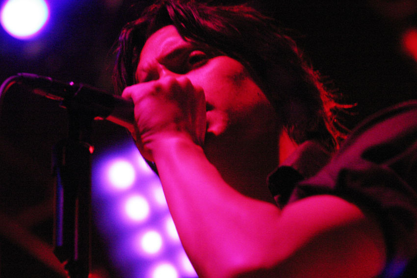 October 25, 2003 A -- A The Strokes at The Ex Hall (WaMu Theatre) during their apex.