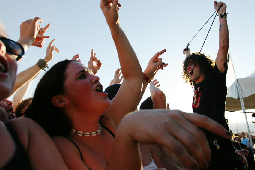 Vendetta Red at Warped Tour 2003.