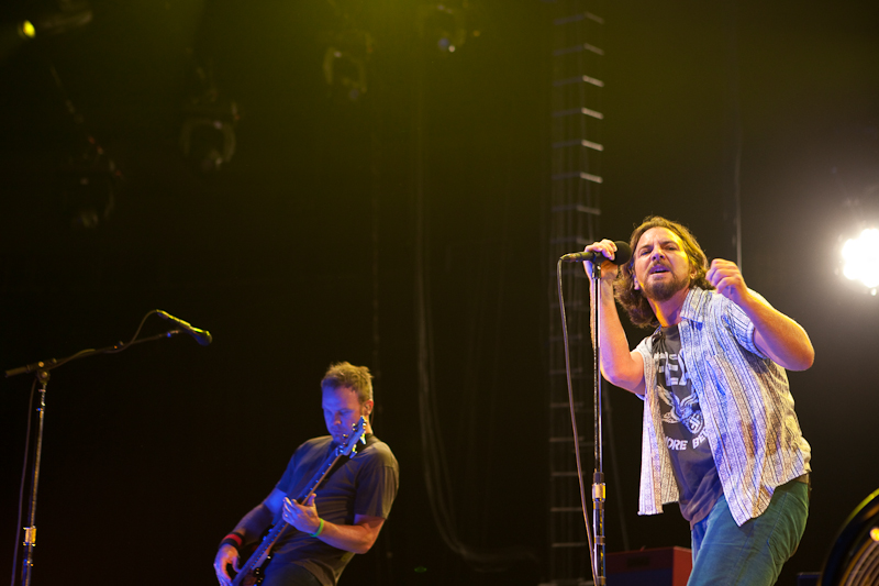 Pearl Jam launched a tour behind their new album, Backspacer, with a
