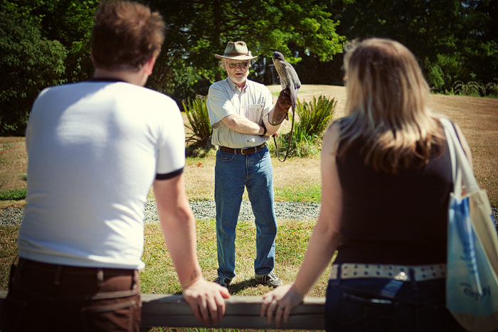Bert tells the story of how D1, the Peregrine Falcon, was found.