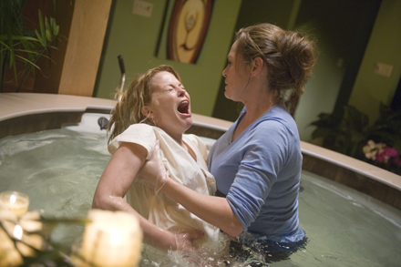 PICK: Grace: How bad do you want that baby? Do you really, really, really want a child? Birth and horror belong together, dating past Rosemary's Baby and into folklore. But Paul Solet then adds New Age philosophy, veganism, and aggressive feminism to the mixaE”eliciting laughs and gasps in equal measure. Three strong women are at odds in Grace: pregnant Madeleine (Jordan Ladd), her meddling, baby-crazed mother-in-law (Gabrielle Rose), and the imperious naturopathic doctor (Samantha Ferris) determined to keep men out of the birthing room. (And out of the bedroom, if you know what I mean.) Against the advice of her male doctors (boo! hiss!) Madeleine carries her high-risk pregnancy to term, calling her miracle baby Grace. And yes, Grace turns out to be something of a problem child. You don't understand, the mother insists, She's special! She needs special food! The mother-in-law and her hired physicians disagree. The naturopath is more sympathetic, but her professional judgment may be clouded by a certain past, ahem, with Madeleine. Surely destined for midnight-movie status and a long life on DVD, Grace should probably be avoided by pregnant women. But for guys about to become fathers, it supplies a valuable message: See, this is what you leave behind. (NR) BRIAN MILLER Also: Pacific Place, 9:30 p.m. Sat., June 6.