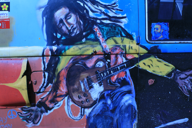 A Deadhead's custom ride at The Dead and The Allmans show at The Gorge on May 16.