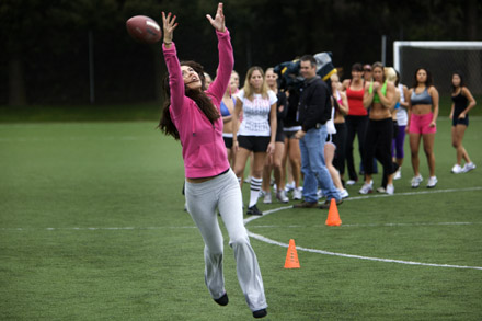 Lingerie Football League's Seattle Mist hosted their first mini-camp on Wednesday, April 22, at Tukwila's Starfire Sports Complex.