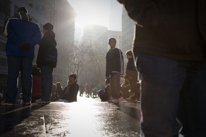 Though organizers called off the parade between the Westlake Mall and Seattle