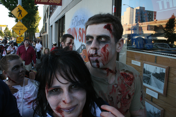 The Fourth Annual Seattle Zombie Walk took place in West Seattle on
