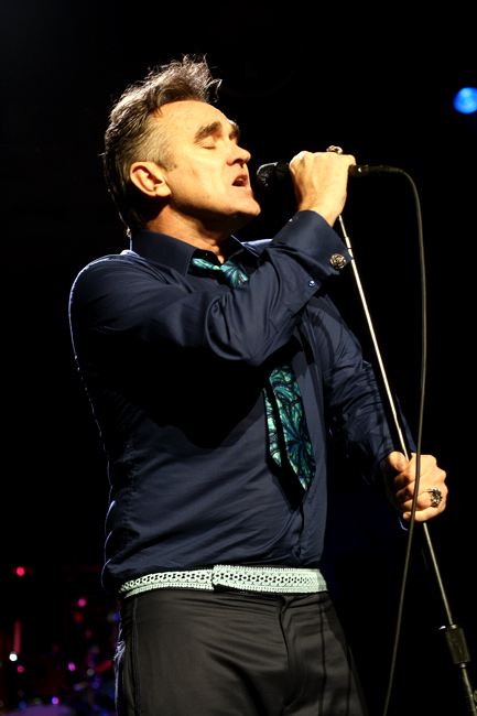 Morrissey charismatically lead a beautiful, emotional, and all-encompassed set of songs from his storied and legendary career at the Paramount Theater.
