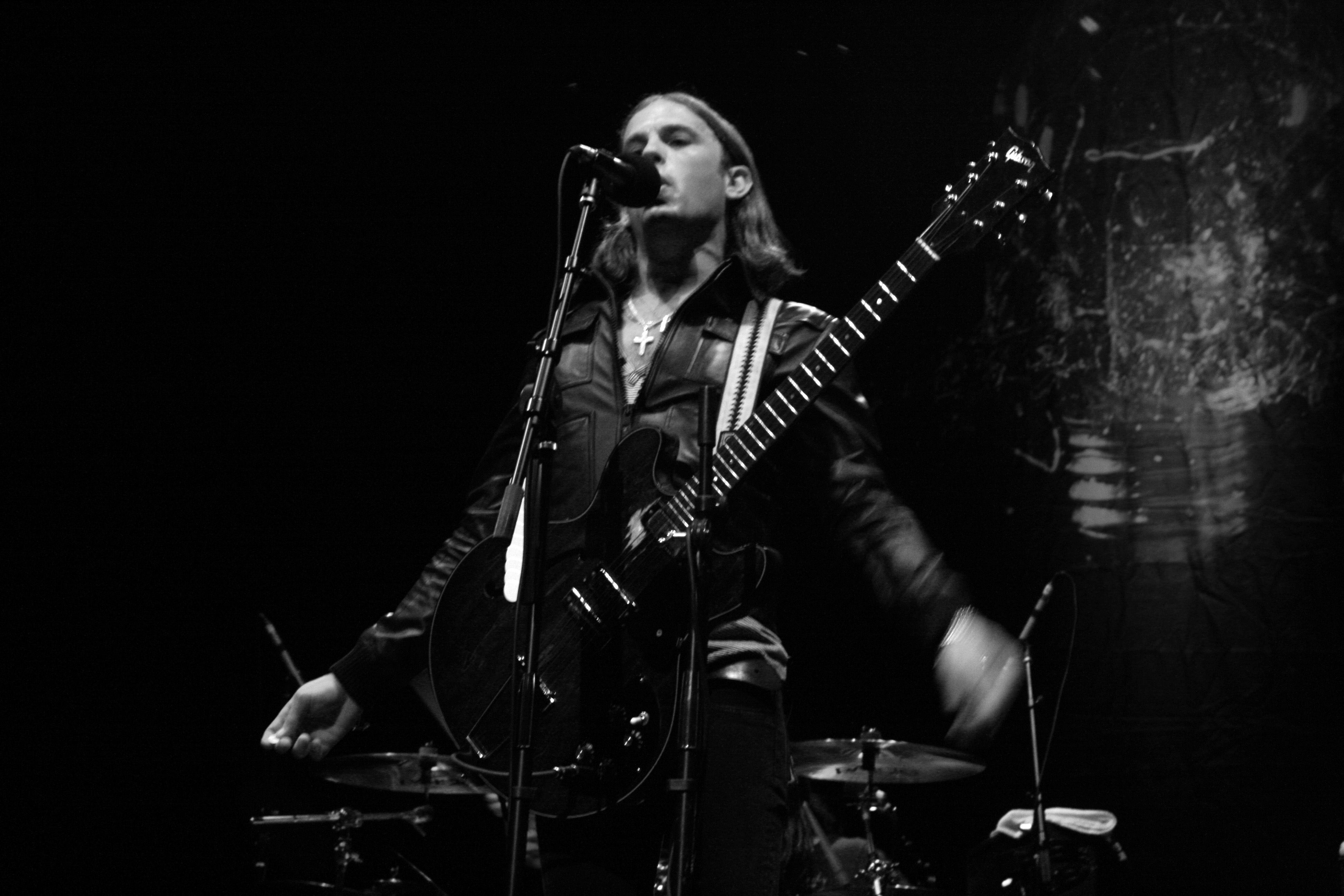 Kings of Leon had a tin of arena rock tucked in the back pocket of their elf-tight jeans, and a commanding grip on the stage and audience at the Moore Theater.