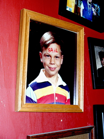 My Mini-MusicfestNW: Black Elk frontman Tom Glose in his formative years, hanging on the wall of the B Side bar in PDX. It about broke my heart in two that I was only able to attend MusicfestNW in Portland for two days (Wednesday-Thursday), but I'm thrilled that I got to catch what I did.